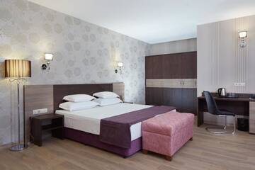 Фото номера Апартаменты Делюкс с видом на море (4 взрослых) Отель Paradise Beach Residence г. Свети-Влас 8
