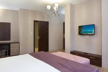 Фото номера Апартаменты Делюкс с видом на море (4 взрослых) Отель Paradise Beach Residence г. Свети-Влас 10