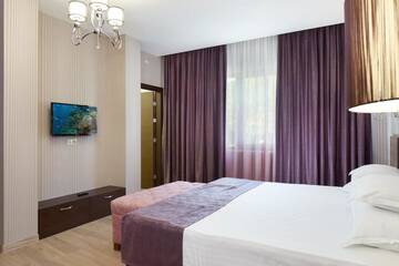 Фото номера Апартаменты Делюкс с видом на море (4 взрослых) Отель Paradise Beach Residence г. Свети-Влас 11